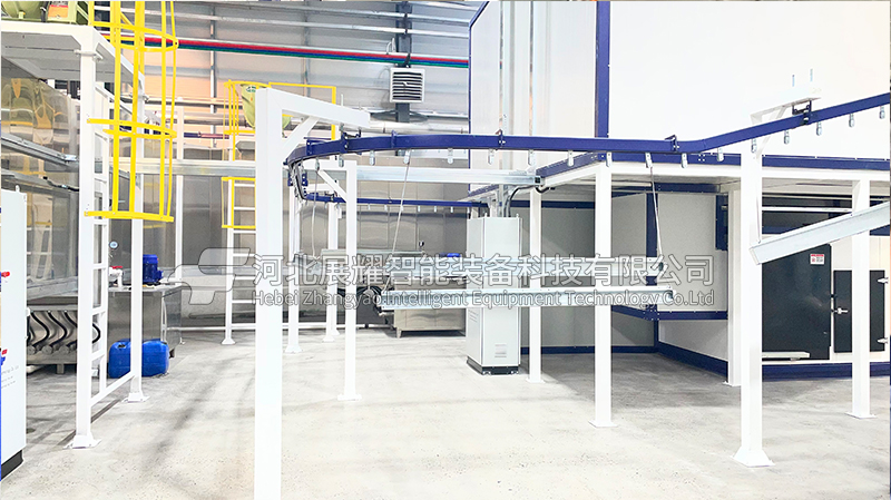 蒙古电控柜喷粉线